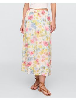 GAP - Floral Print Mid-Rise Skirt