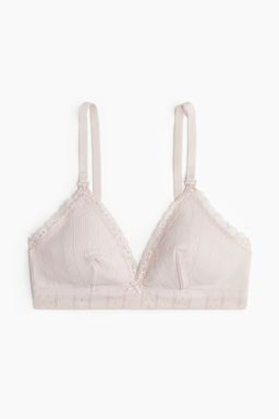 H&M - Women Pink Mama Padded Pointelle Nursing Bra