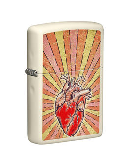 Zippo - Heart Design Windproof Pocket Lighter