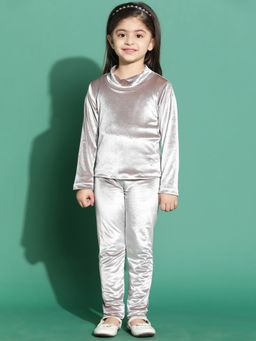 Tales & Stories - Grey Top and Legging for Girls (Set of 2)