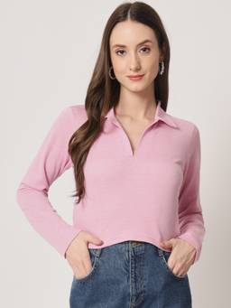 Trend Arrest - Pink Polo Top