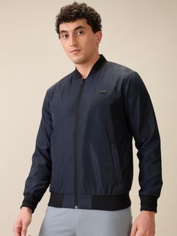 ColorPlus - Men Blue Polyester Solid Collar Neck Waist Coat