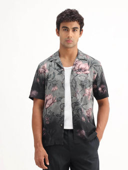 Rare Rabbit - Men's Litor Relaxed Fit Floral Print Shirt