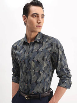 Rare Rabbit - Men's Nant-25 Multi-color Printed Shirt