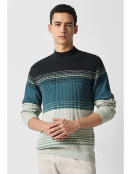 Van Heusen - Men Multi-Colour Stripe Sweater