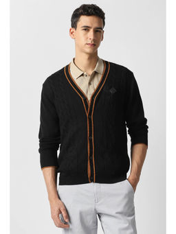 Van Heusen - Men Black V Neck Sweater