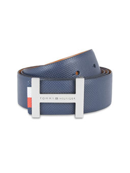 Tommy Hilfiger - Colmar Men Leather Reversible Belt - Navy Blue & Tan