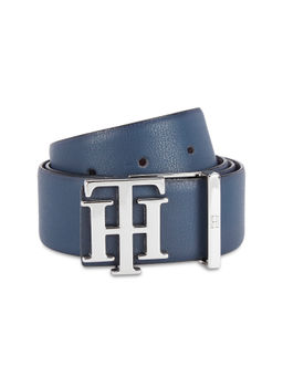 Tommy Hilfiger - Assens Men Leather Reversible Belt - Navy Blue & Wine