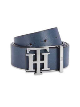 Tommy Hilfiger - Hobro Men Leather Reversible Belt - Navy Blue & Brown