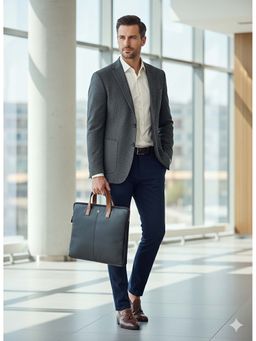 Horra - Unisex 14 Inch Laptop Bag- Black (S)