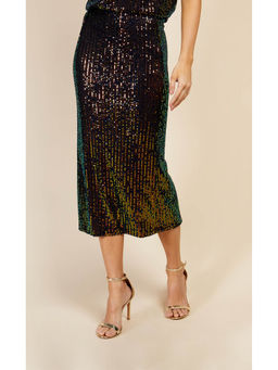 Little Mistress - Sequin Midi Slip Skirt (10)