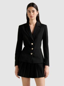 Forever New - Lenora 2 in 1 Blazer Black Mini Dress