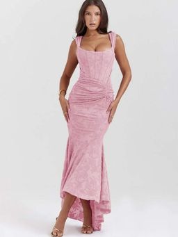 APPAPOP - Rise Relaxed Front Through Pink Dress