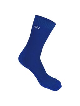 Heelium - Bamboo Crew Socks for Men - 1 Pair - Blue - Odour Free Anti Blister