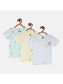 MINI KLUB - Baby Girls Multi Front Open Vest (Set of 3)