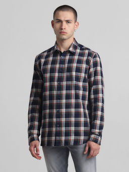 Jack & Jones - Navy Blue Regular Fit Shirt