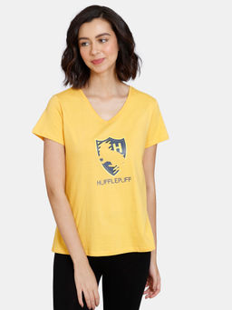 Zivame - Harry Potter Knit Cotton Top - Citrus
