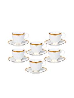 Noritake - White Solid Porcelain Tea Set