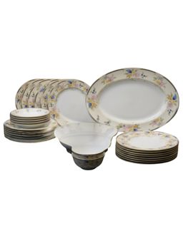 Noritake - White Nature Porcelain Dinner Set