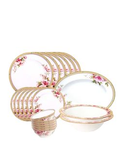 Noritake - White Nature Porcelain Dinner Set
