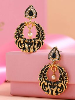 Estele - Gold Plated Charming Designer Dangle and Drop Earrings for Women