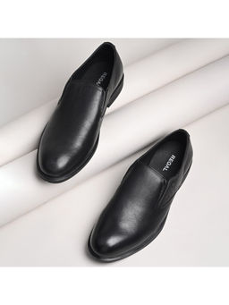 REGAL - Black Men Classic Slip On Formal Loafers