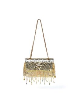 Pelle Luxur - Women Silver Sling Bag (S)