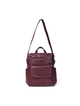 Pelle Luxur - Women Maroon Backpack (M)