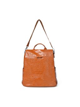 Pelle Luxur - Women Orange Backpack (M)