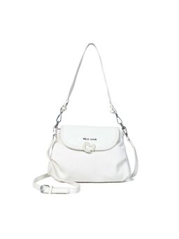 Pelle Luxur - Women White Sling Bag (S)