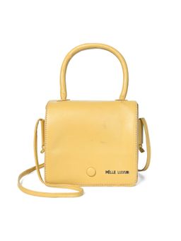 Pelle Luxur - Women Yellow Sling Bag (S)