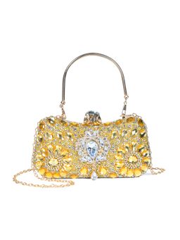 Pelle Luxur - Women Yellow Clutch (S)