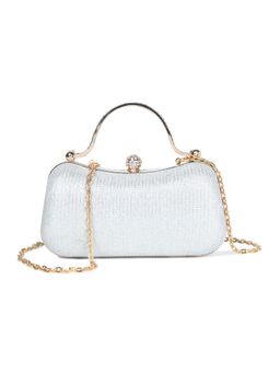 Pelle Luxur - Women Off White Clutch (S)