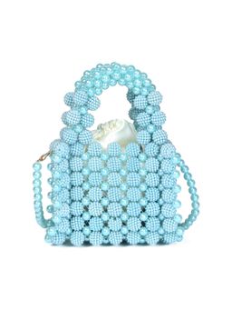 Pelle Luxur - Women Sky Blue Sling Bag (S)