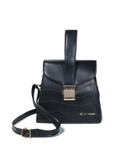 Pelle Luxur - Women Black Sling Bag (S)