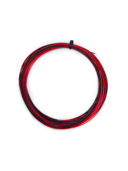 Li-Ning - AP70 Dual Colored Badminton Racket String (Red-Black, Pack of 1)