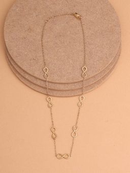 Palmonas - Infinity Link Station Necklace Women - Waterproof And Anti-Tarnish