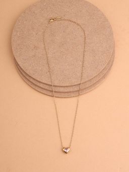 Palmonas - Heart Crystal Pendant Necklace Women - Waterproof And Anti-Tarnish