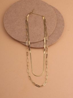 Palmonas - Bold Layered Chain Necklace Women - Waterproof And Anti-Tarnish