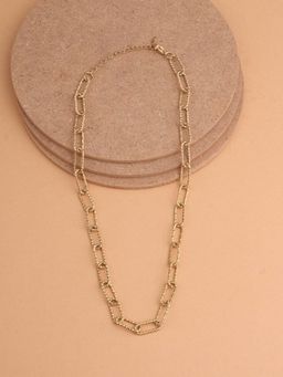 Palmonas - Statement Chunky Link Chain Necklace Women - Waterproof And Anti-Tarnish