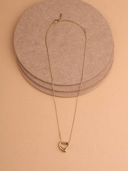 Palmonas - Curved Heart Necklace Women - Waterproof And Anti-Tarnish