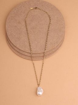 Palmonas - Pearl Charm Pendant Necklace Women - Waterproof And Anti-Tarnish