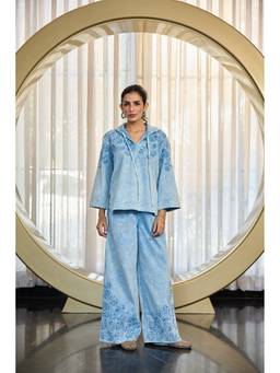 Kay Kay BY KKHUSHI SAHAII - Kay Blue Denim Co-Ord Set