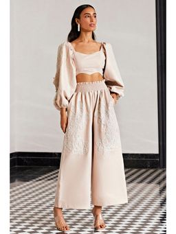 Kay Kay BY KKHUSHI SAHAII - Rose Gold Embellished Co-Ord Set