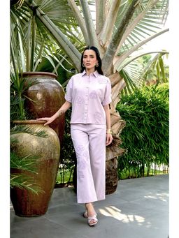 Kay Kay BY KKHUSHI SAHAII - Blayze Lavender Embroidered Co-Ord Set