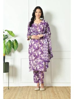 Laado - Pure Cotton Katha Kurta with Pant & Dupatta (Set of 3)