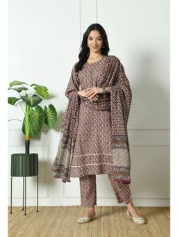 Laado - Pure Cotton Katha Kurta with Pant & Dupatta (Set of 3)