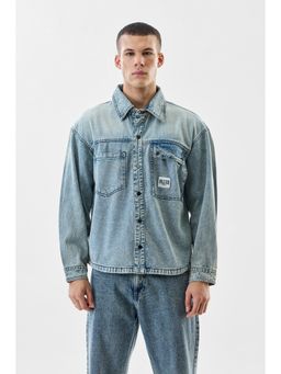 Snitch - Double Pocket Relaxed Fit Denim Jacket