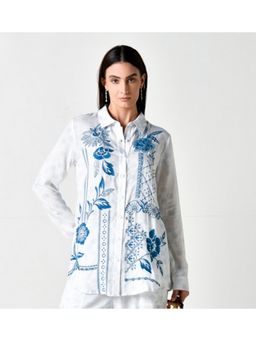 STIL-O-STITCH - White Cotton Shirt