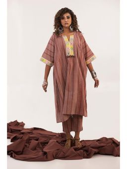 Keva Clothing - Aruni Kaftan Kurta And Pant (Set of 2)